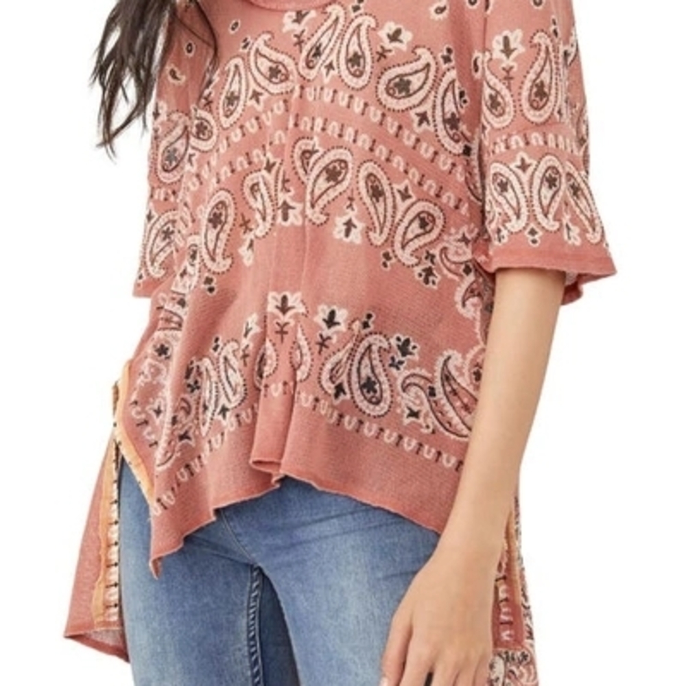Free People 🌼No Matter What/Moody Combo Cotton Top NWOT X-Small Runs Big♡